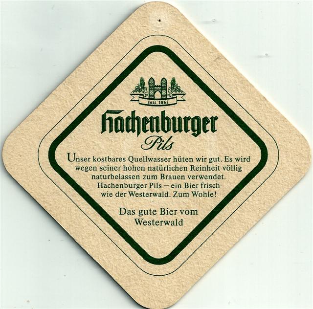hachenburg ww-rp hachen pils raute 6b (185-unser kostbares-gr�n) 